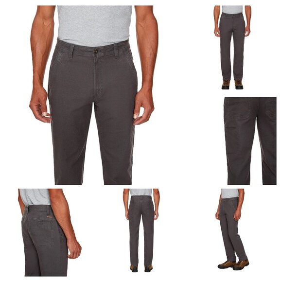 Gray NWt  Legendary Outfitters Men's Canvas‎ Pant - Picture 1 of 9